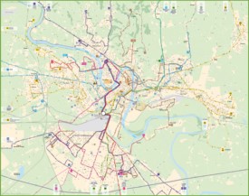 Verona - Mappa dei trasporti