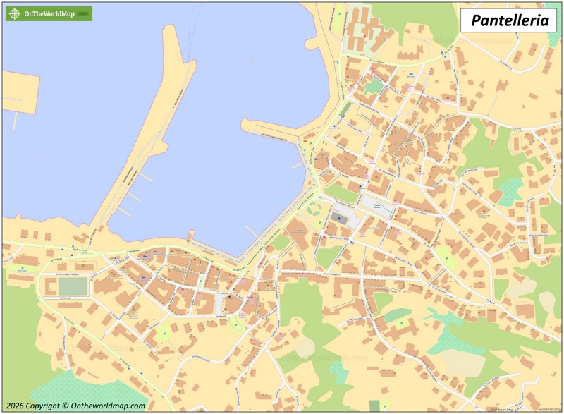 Map of Pantelleria Town