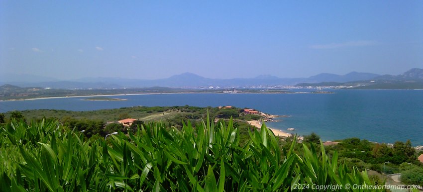 View of Olbia, Sardinia