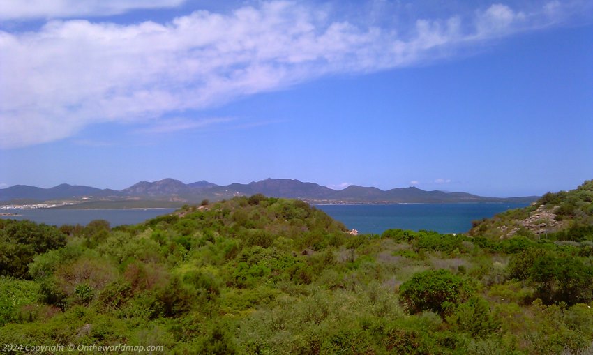 View of Golfo Aranci, Sardinia