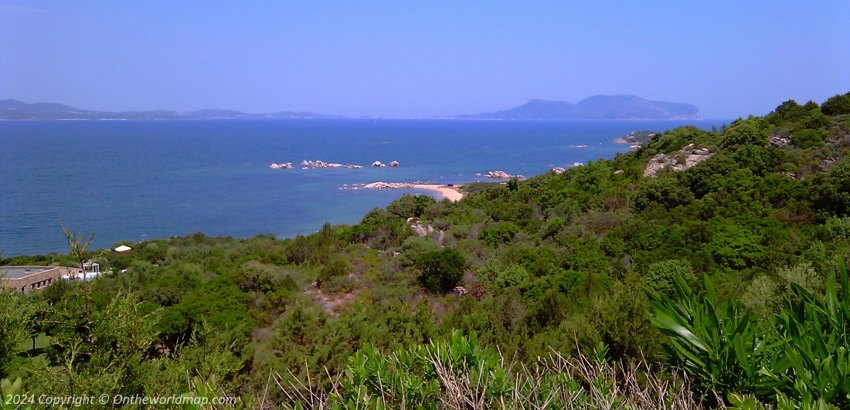 View of Golfo Aranci, Sardinia