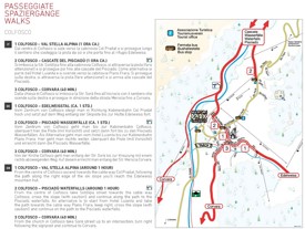 Colfosco - Mappa delle passeggiate