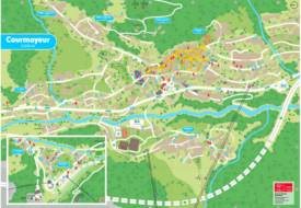 Courmayeur Tourist Map