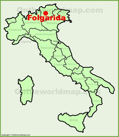 Folgarida - Mappa di localizzazione