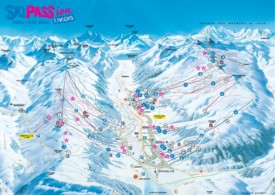 Livigno - cartina dello sci