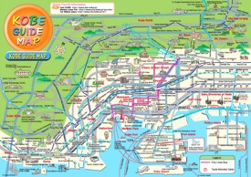 Kobe tourist map