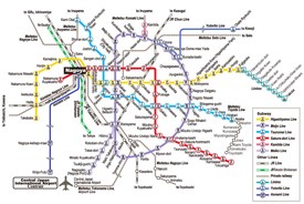 Nagoya subway map