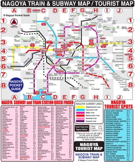 Nagoya train map
