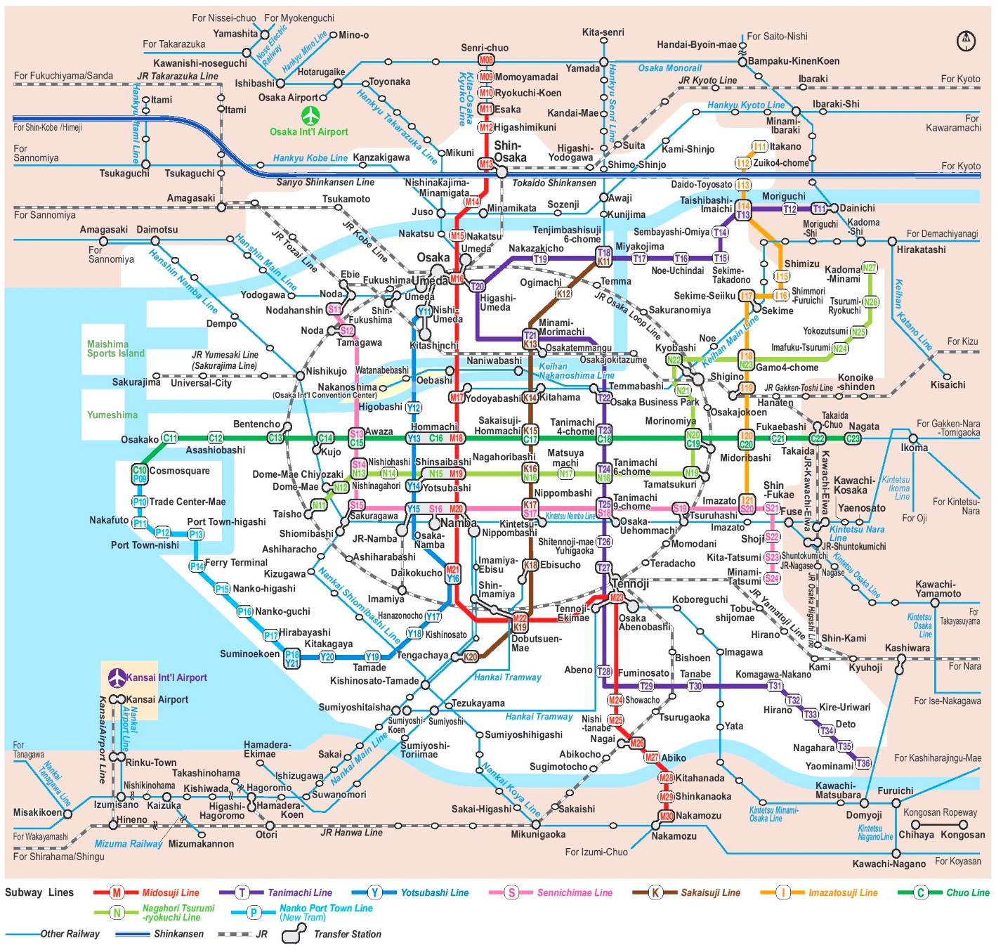 Osaka S Train Map Getting Around Osaka Guide To Public 