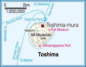 Toshima Island map