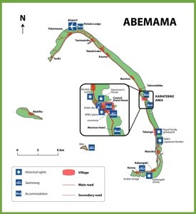 Abemama map