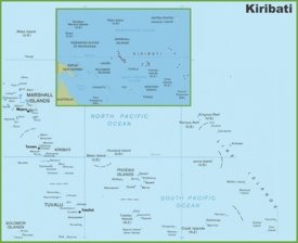 Kiribati Map | Detailed Maps of Republic of Kiribati