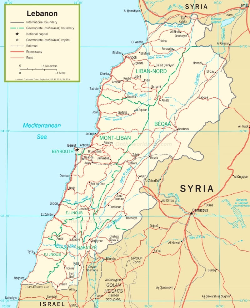 Lebanon road map