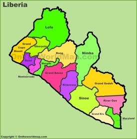 Liberia Maps | Maps of Liberia