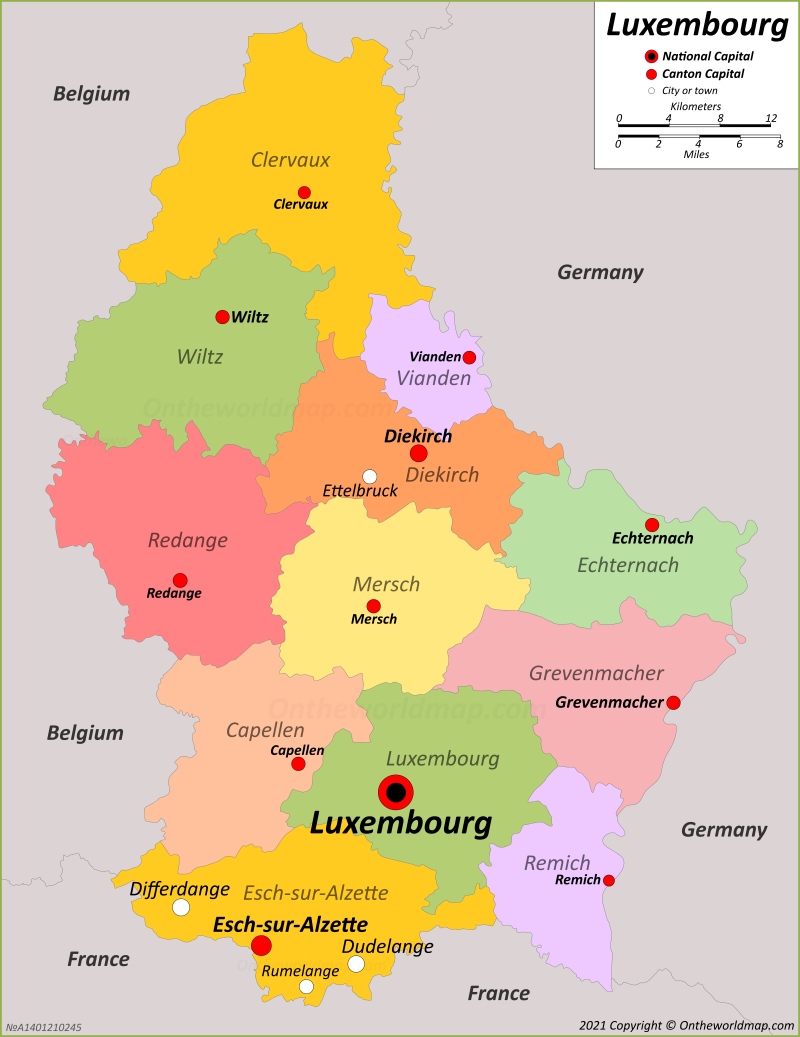 Luxembourg Map Detailed Maps Of Luxembourg Luxembourg Map Detailed Maps Of Luxembourg