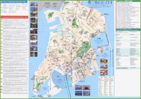 Macau city bus map