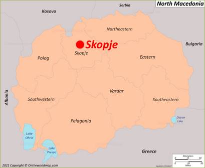 Skopje Map | North Macedonia | Detailed Maps of Skopje