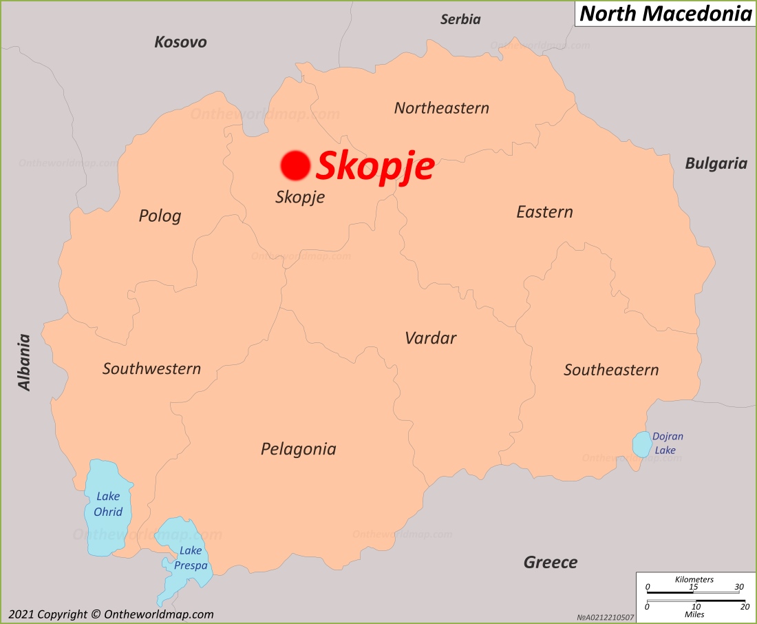 Skopje Map | North Macedonia | Detailed Maps of Skopje