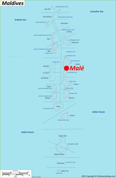 Malé Map | Maldives | Detailed Maps of Malé