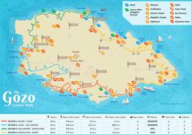 Gozo Coastal Walk Map