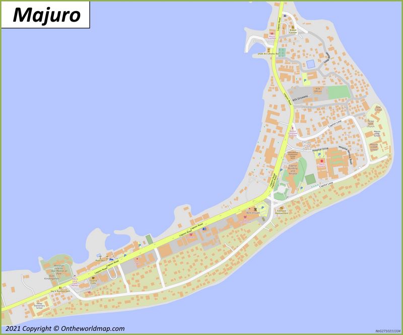 Majuro Map Marshall Islands Detailed Maps Of Majuro 144432 | The Best ...