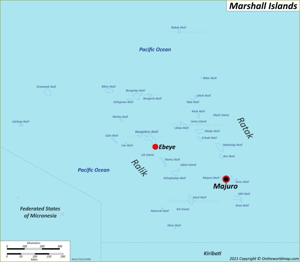 Marshall Islands Map Detailed Maps Of Republic Of The Marshall Islands