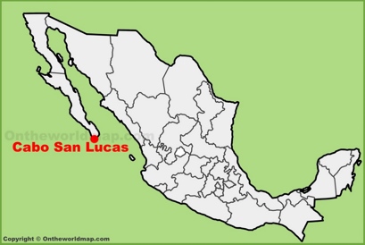 Cabo San Lucas Location Map