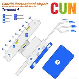 Cancún Airport Terminal 4 Map