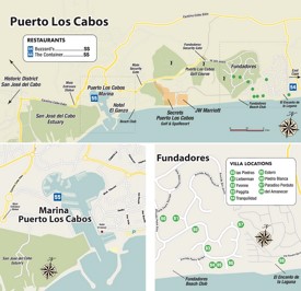 Puerto Los Cabos map