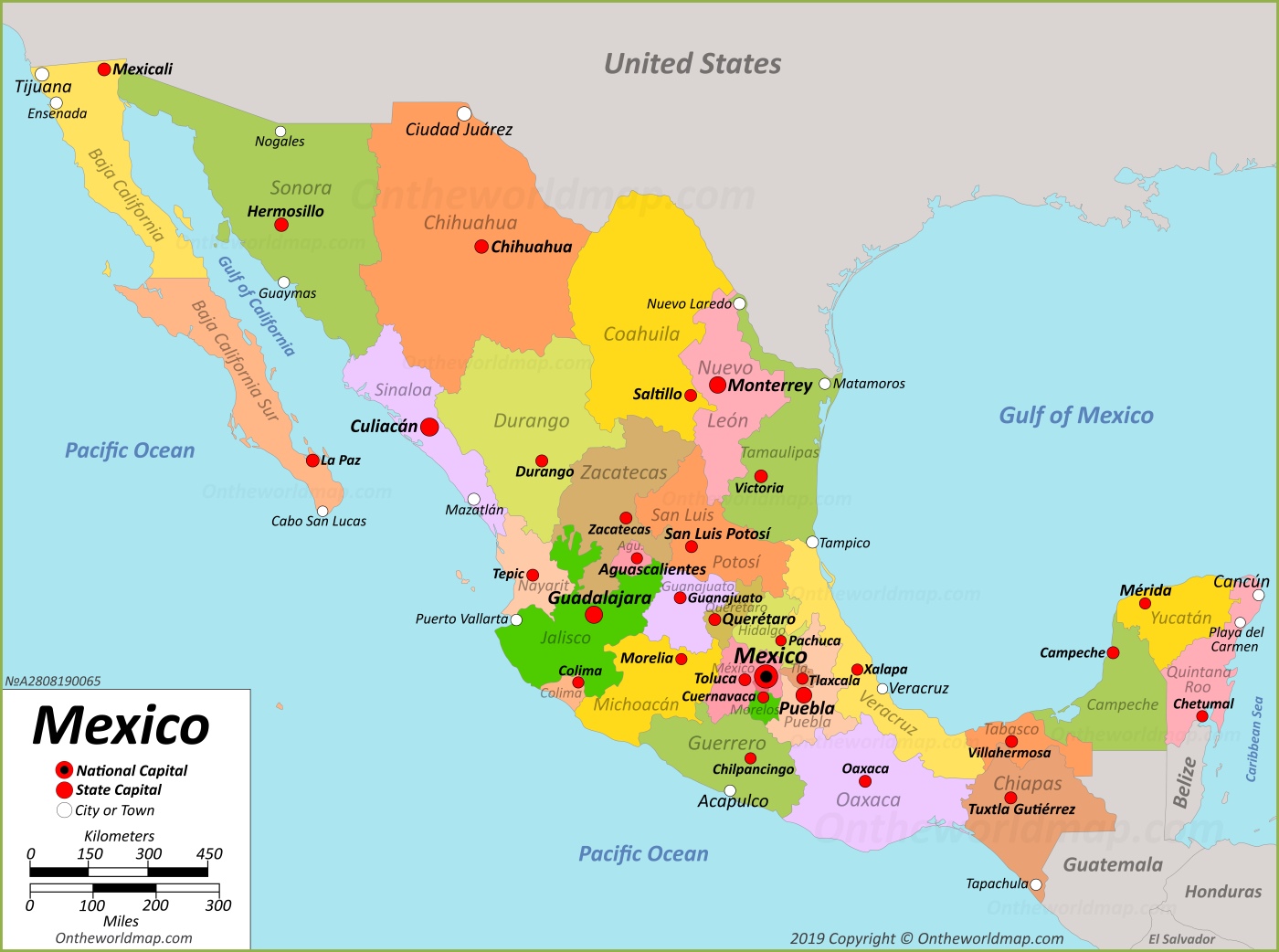 Мексика на карте. Мексика политическая карта. Мехико на карте. Мексика на политической карте.