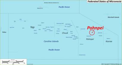 Pohnpei Map | Micronesia | Detailed Maps of Pohnpei Island