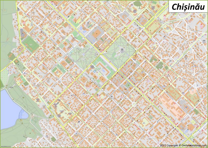 Chișinău Map | Moldova | Detailed Maps of Chișinău