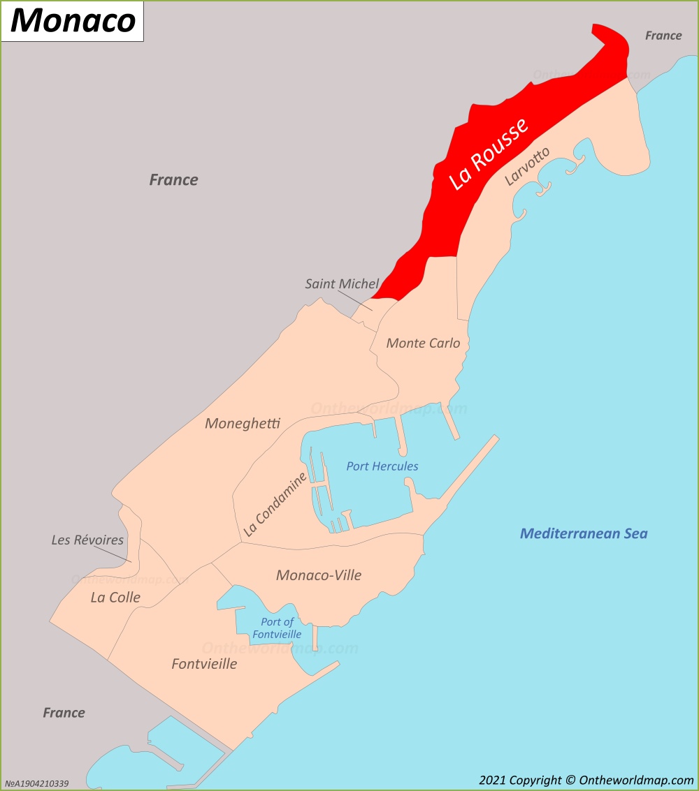 La Rousse Location Map