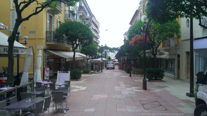 A street in Monaco