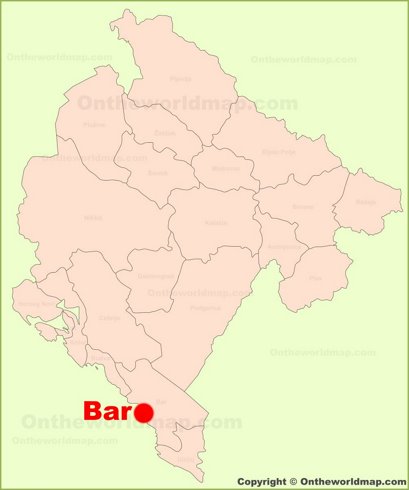 Bar Location Map