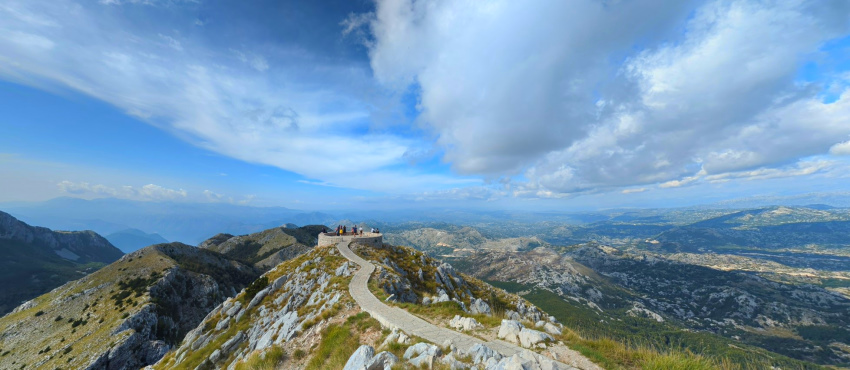 View from the Mausoleum of Njegoš