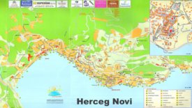 Herceg Novi tourist map