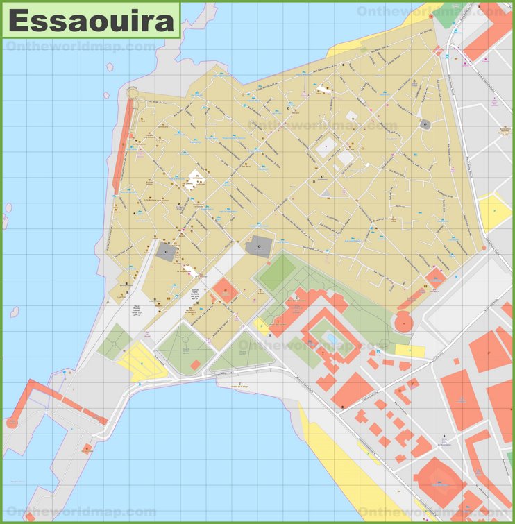 Essaouira Medina Map