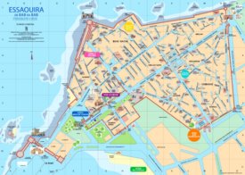 Essaouira tourist map