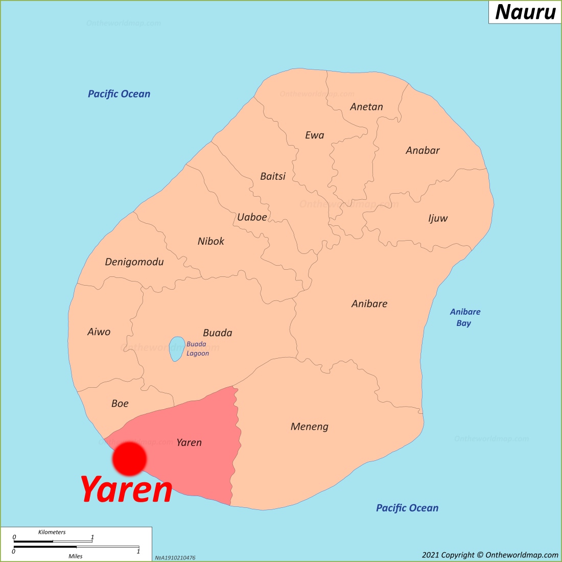 Yaren Location Map