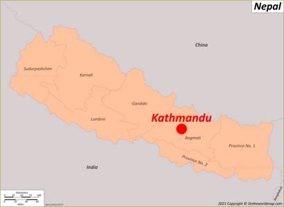 Kathmandu Map | Nepal | Detailed Maps of Kathmandu