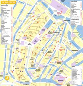Amsterdam Old Town Map