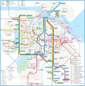 Amsterdam rail map