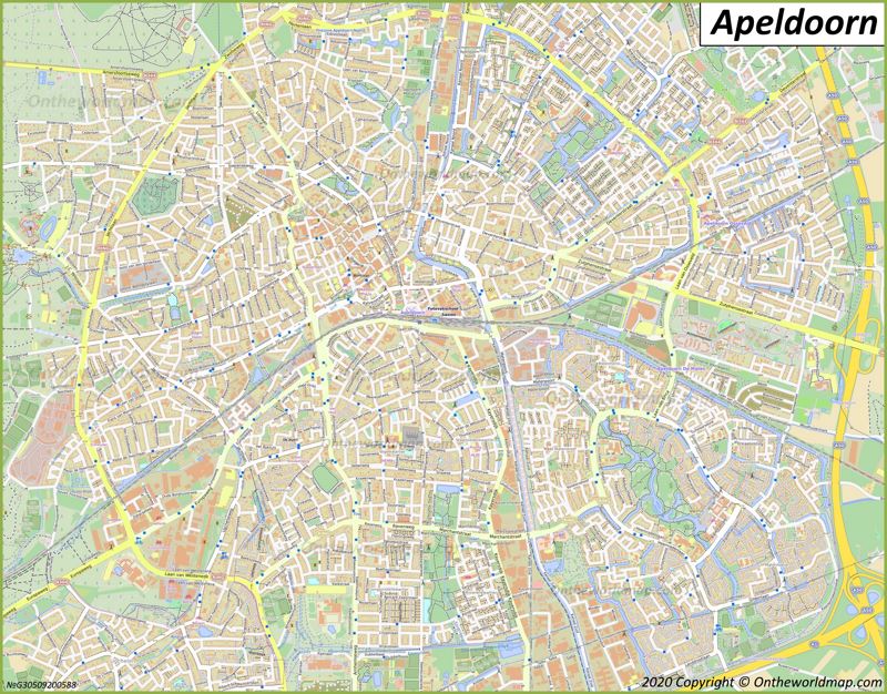 Map of Apeldoorn