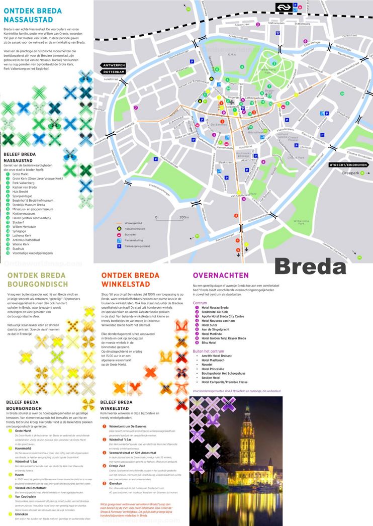 Breda Tourist Map