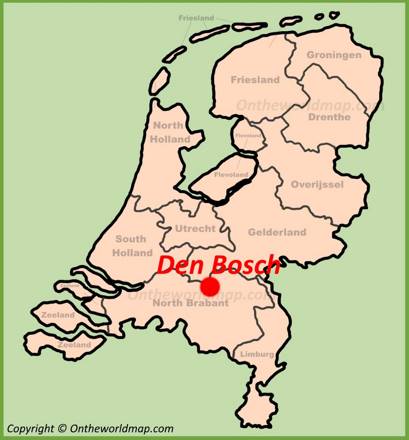 Den Bosch Location Map