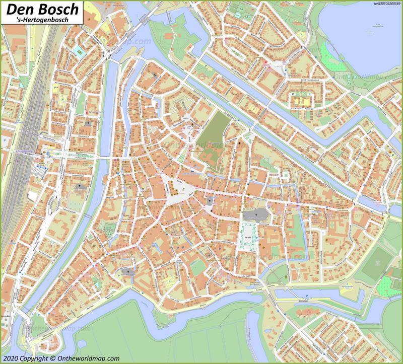 Map of Den Bosch