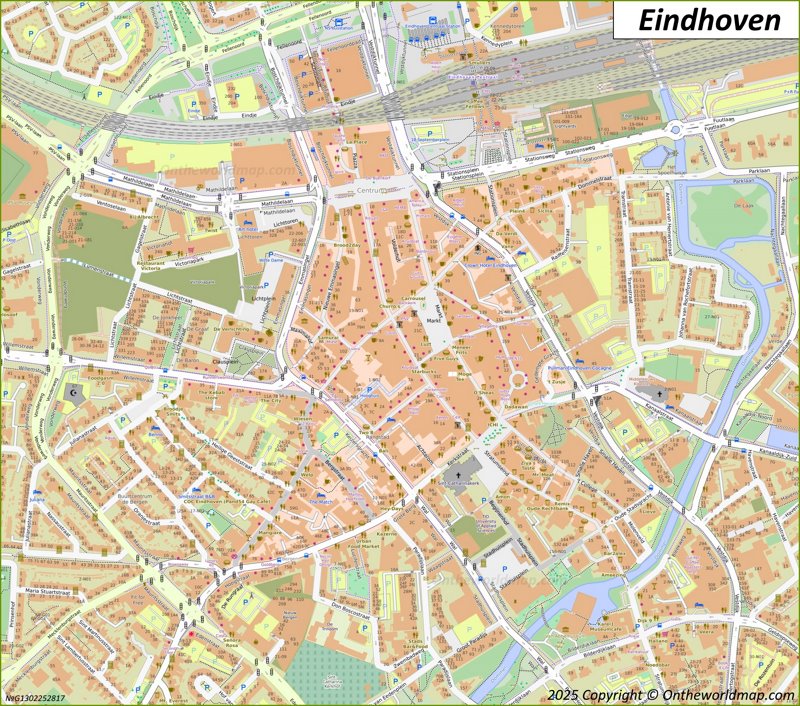 Eindhoven City Center Map