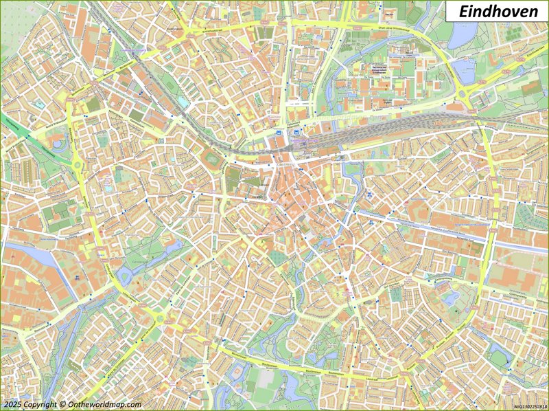 Map of Eindhoven