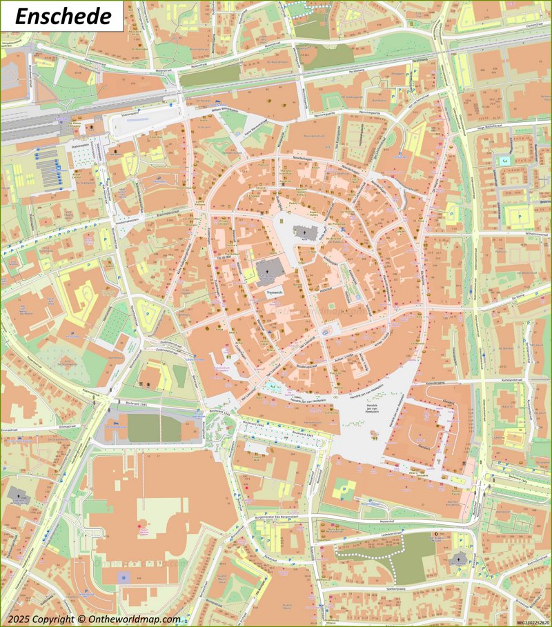 Map of Enschede